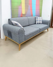 Modern interior wooden decor